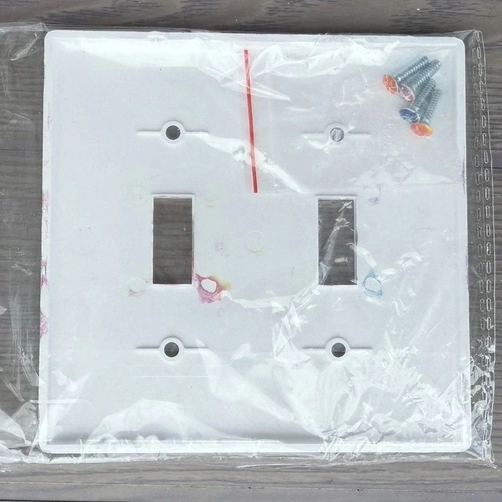 Baseball Light Switch Cover 4.5 inch  x 4.5‎ inch